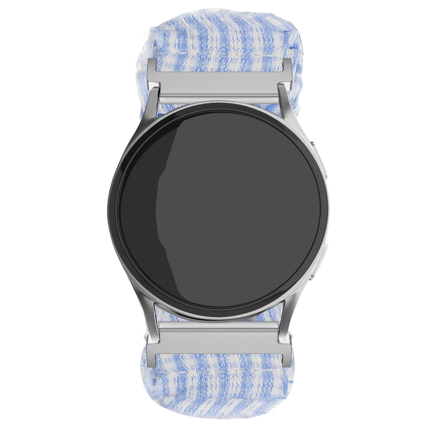 Samsung Galaxy Watch 4 40mm Scrunchie Strap (Blue Stripes)