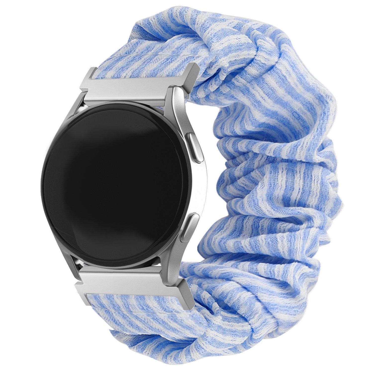 Amazfit GTS 2 Scrunchie Strap (Striped Blue)