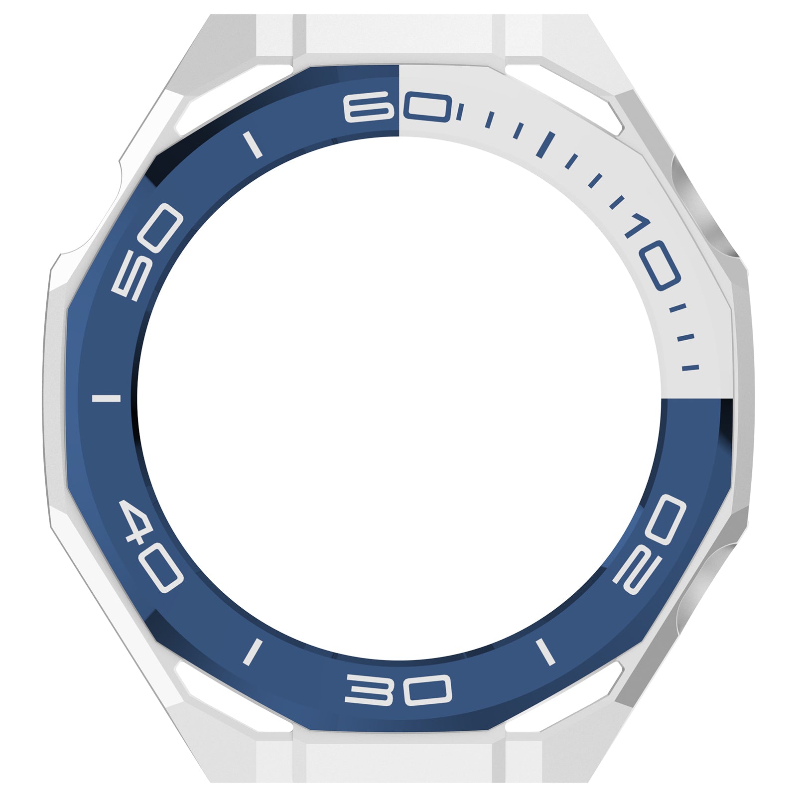 Huawei Watch Ultimate 2 PC-Hülle mit Glas (White/Blau)