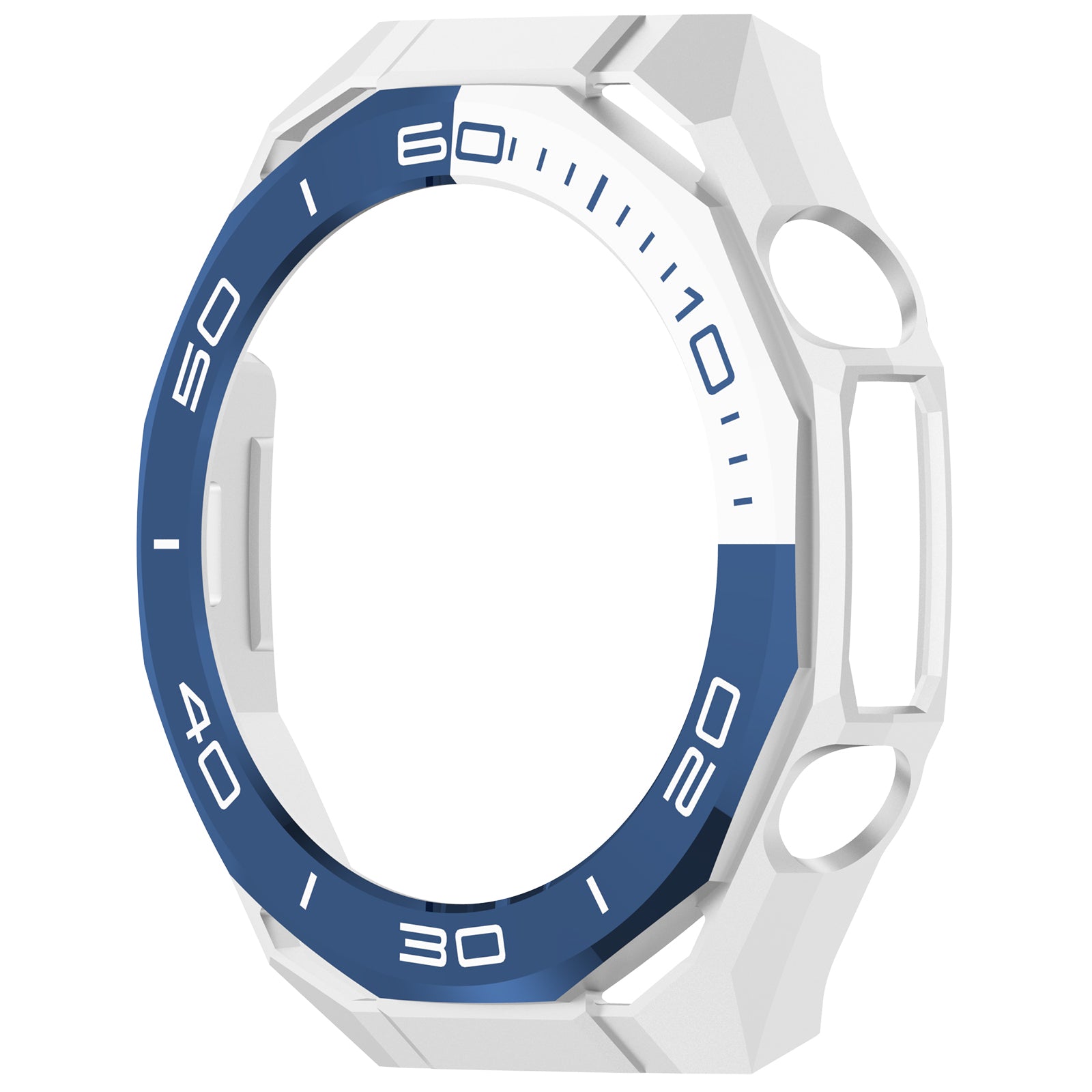 Huawei Watch Ultimate 2 PC-Hülle mit Glas (White/Blau)