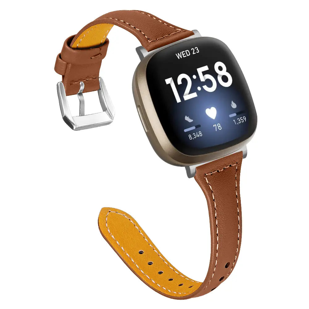 Slim Leather Strap, brown