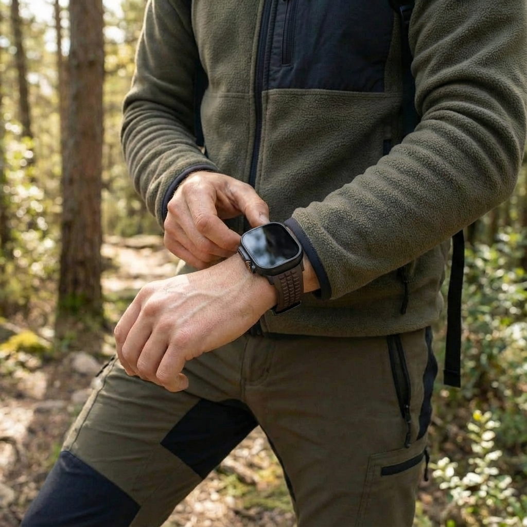 Apple Watch Premium Silicone Strap (Brown)