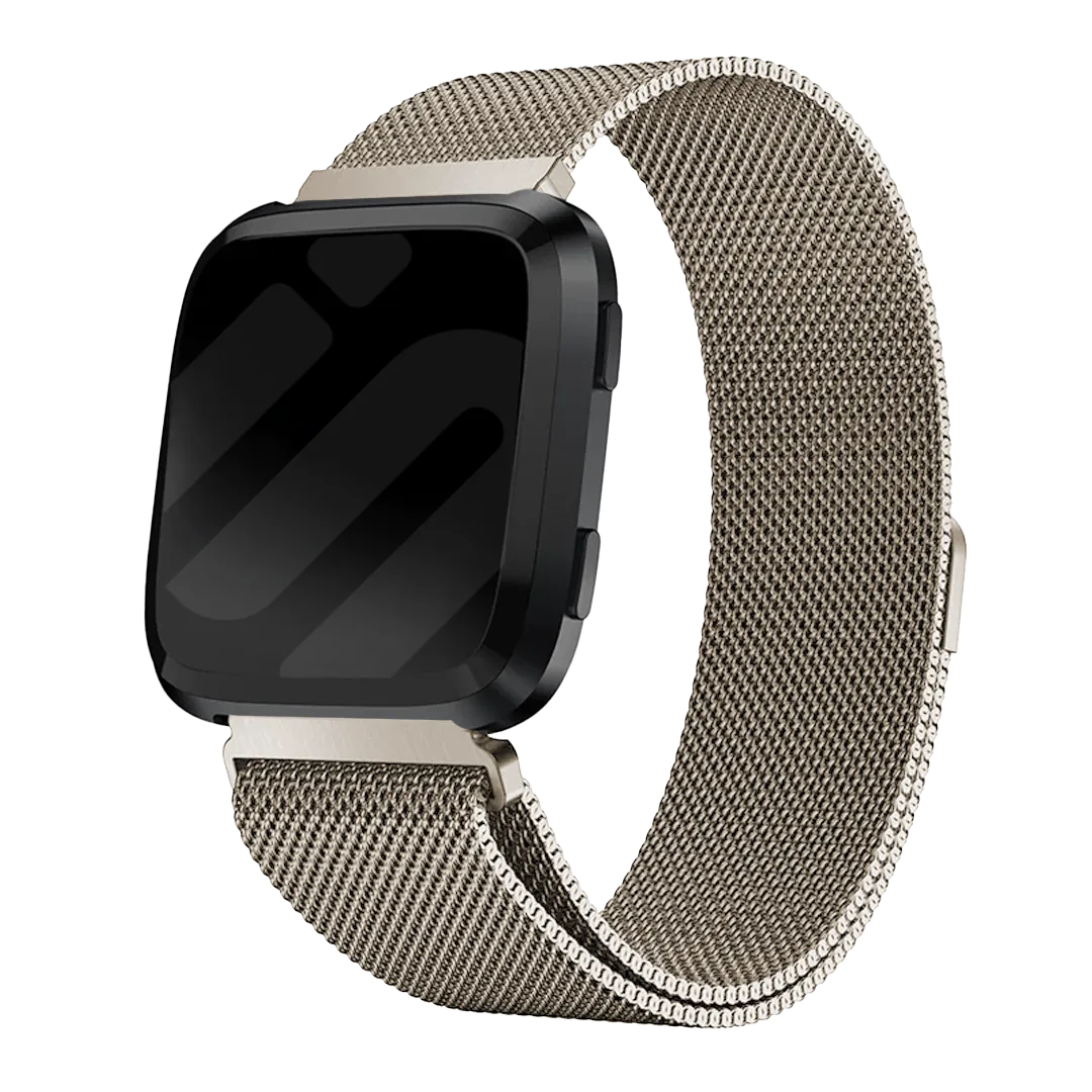 Fitbit Versa / Versa 2 Milanese-Armband (Sekt)