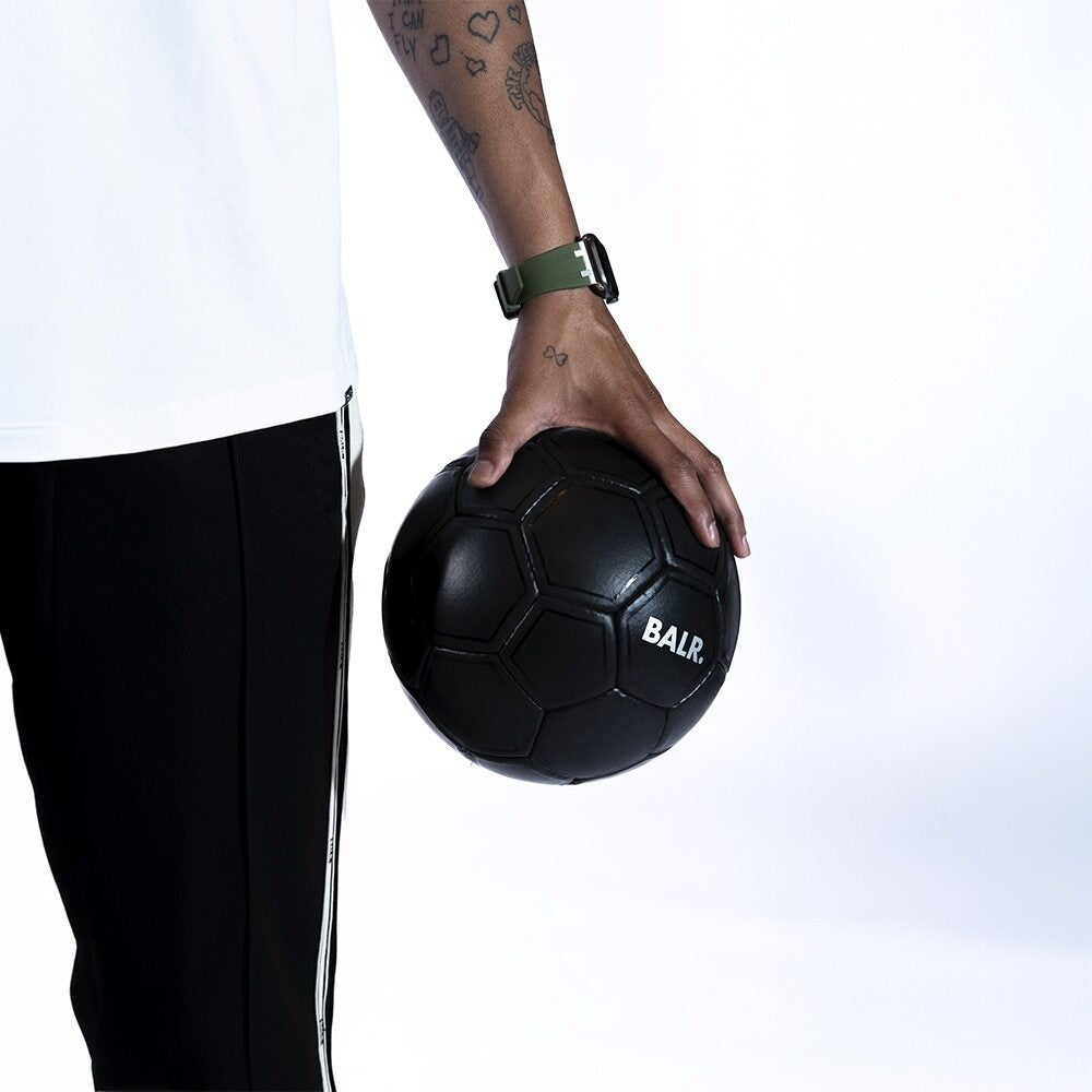 BALR. Apple Watch Ultra Liquid Silicone Strap (Green/Silver)