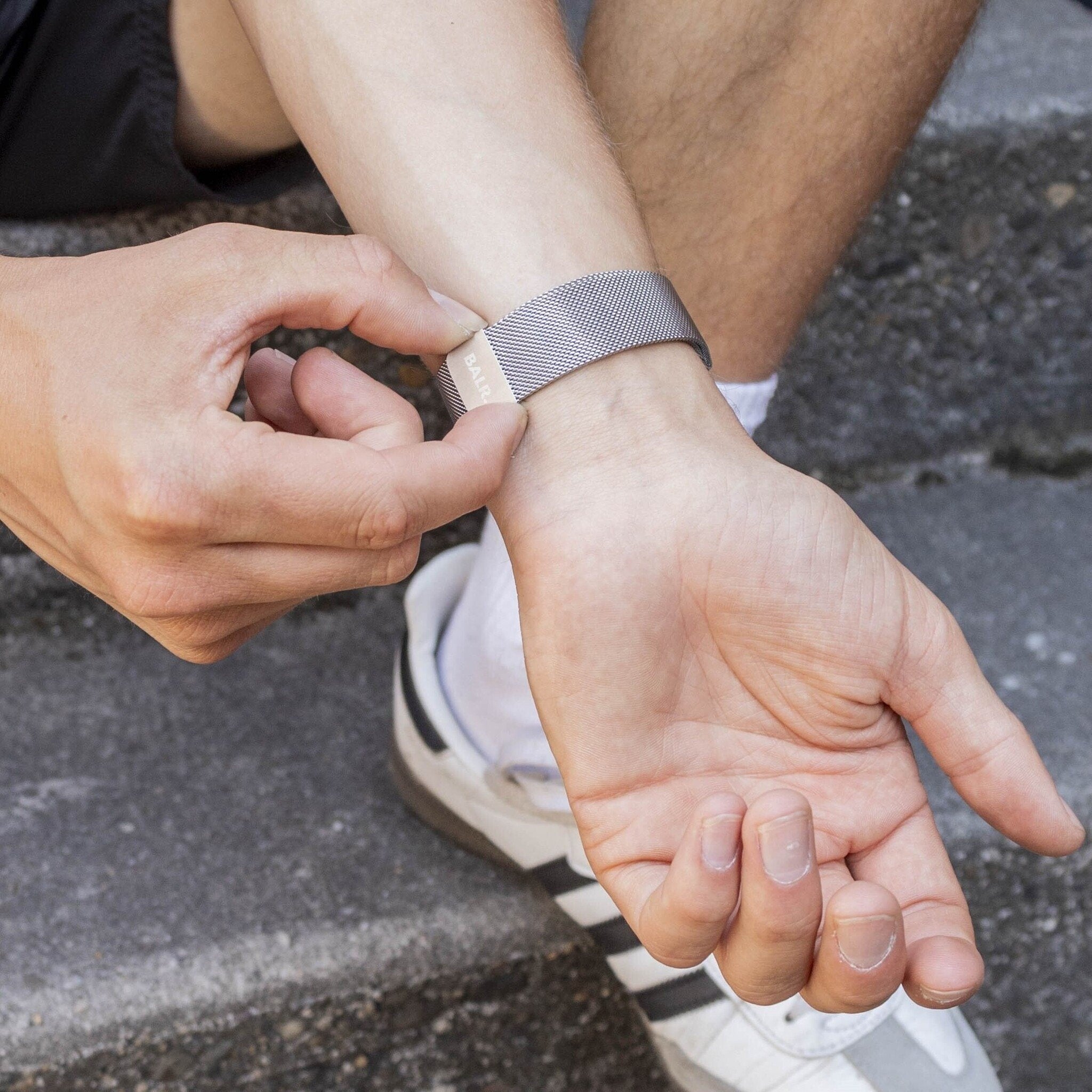 BALR Xiaomi Mi Watch Milanese Strap (Silver)