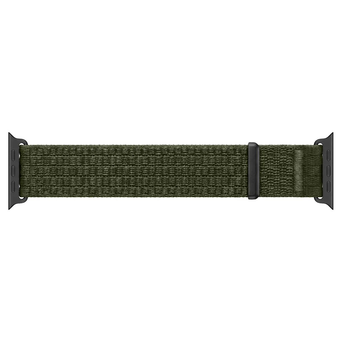 Apple Watch Ultradünnes Nylonband (Dunkelgrün)