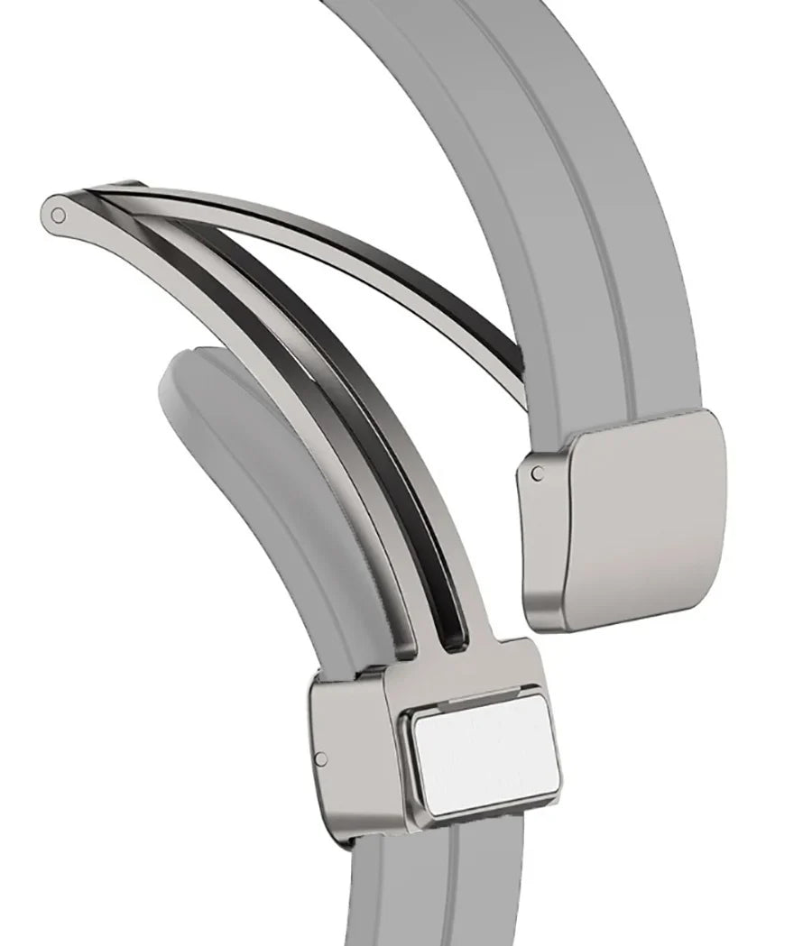 Samsung Galaxy Watch 4 44mm magnetisch D-Schnalle Armband (Grau)