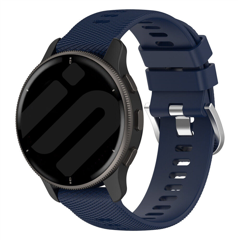 Garmin Vivomove Trend Silicone Strap (Dark Blue)
