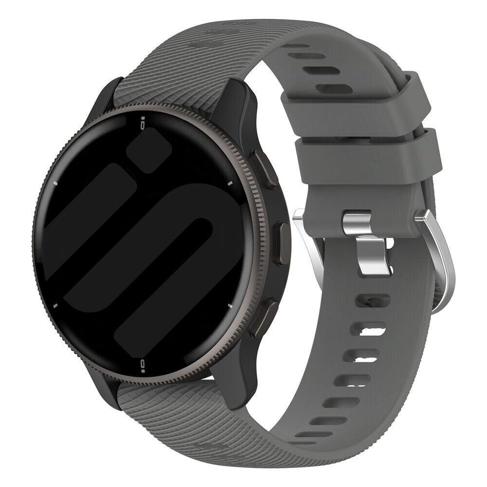 Garmin Forerunner 570 - 47mm Silikonarmband (Dunkelgrau)