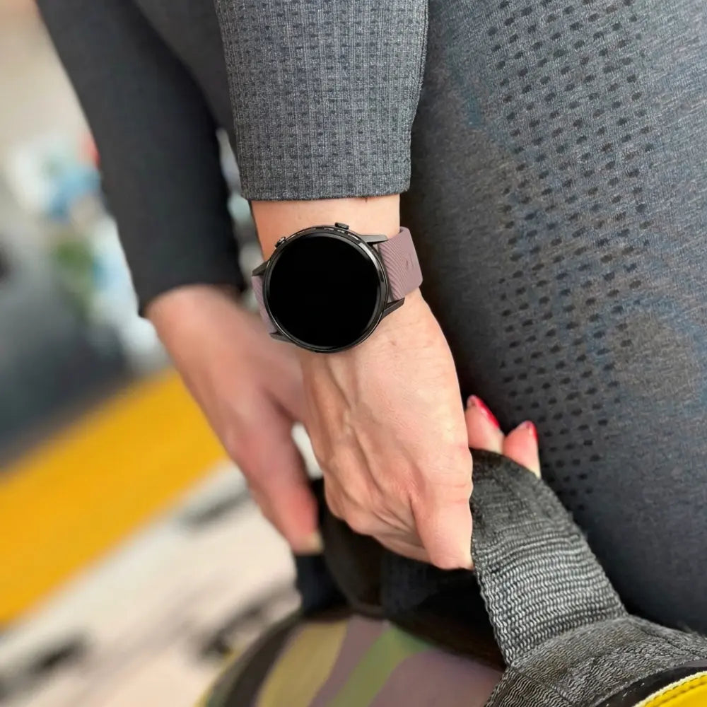 Bandz Garmin Vivoactive 4s Silikonarmband 'Deluxe' (Lavendel)