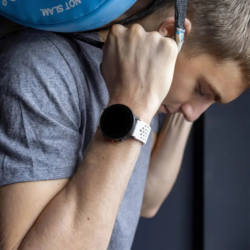 Polar Vantage M siliconen bandje met gaatjes (wit)