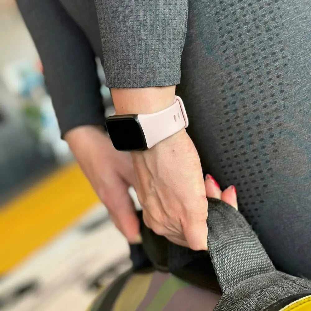 Fitbit Charge 6 Silicone Strap (Light Pink)