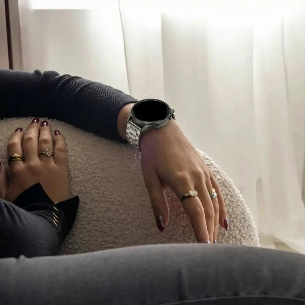 Bandz Garmin Forerunner 245 Steel Strap 'Classic' (Starlight)