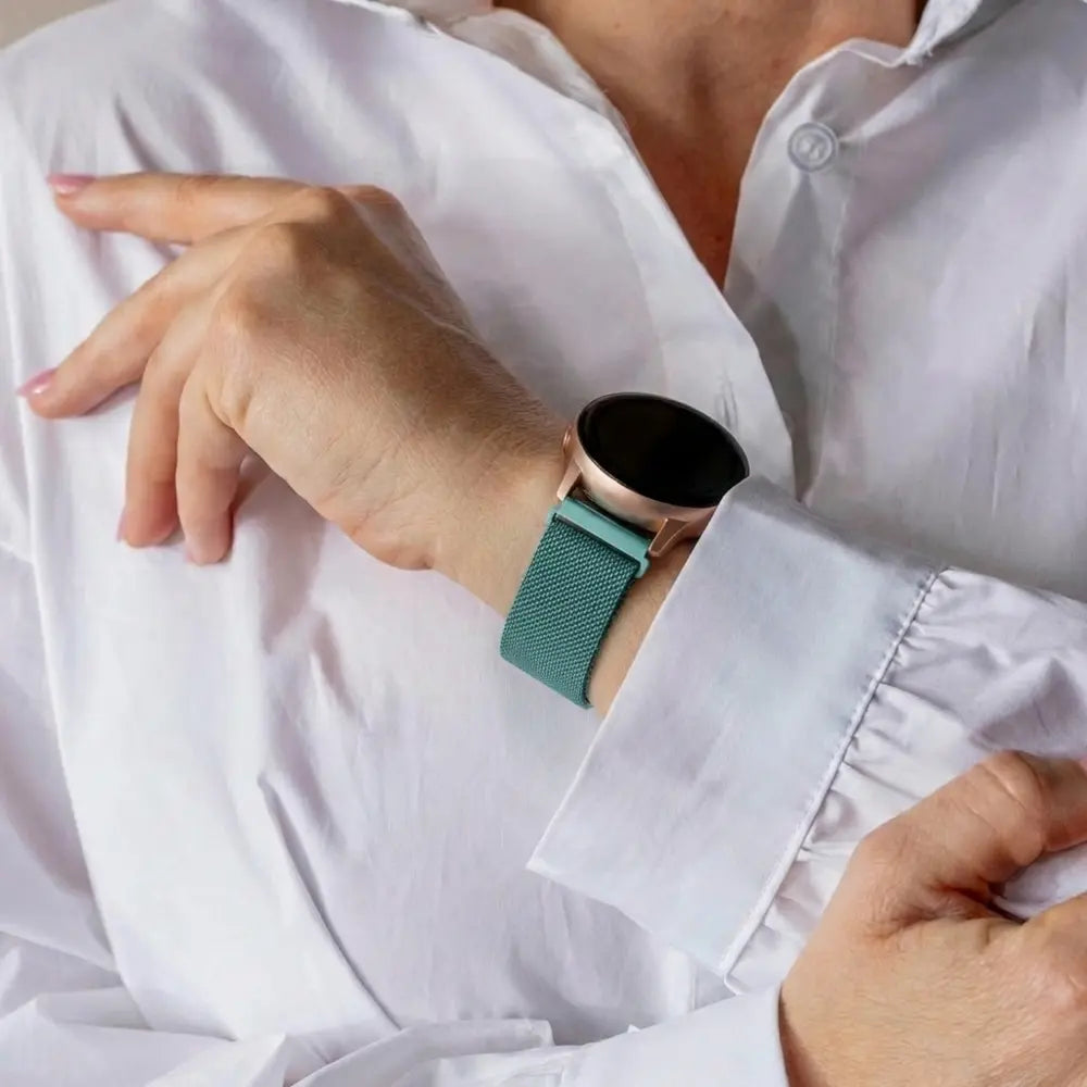 Samsung Galaxy Watch Active Milanese Strap (Green)