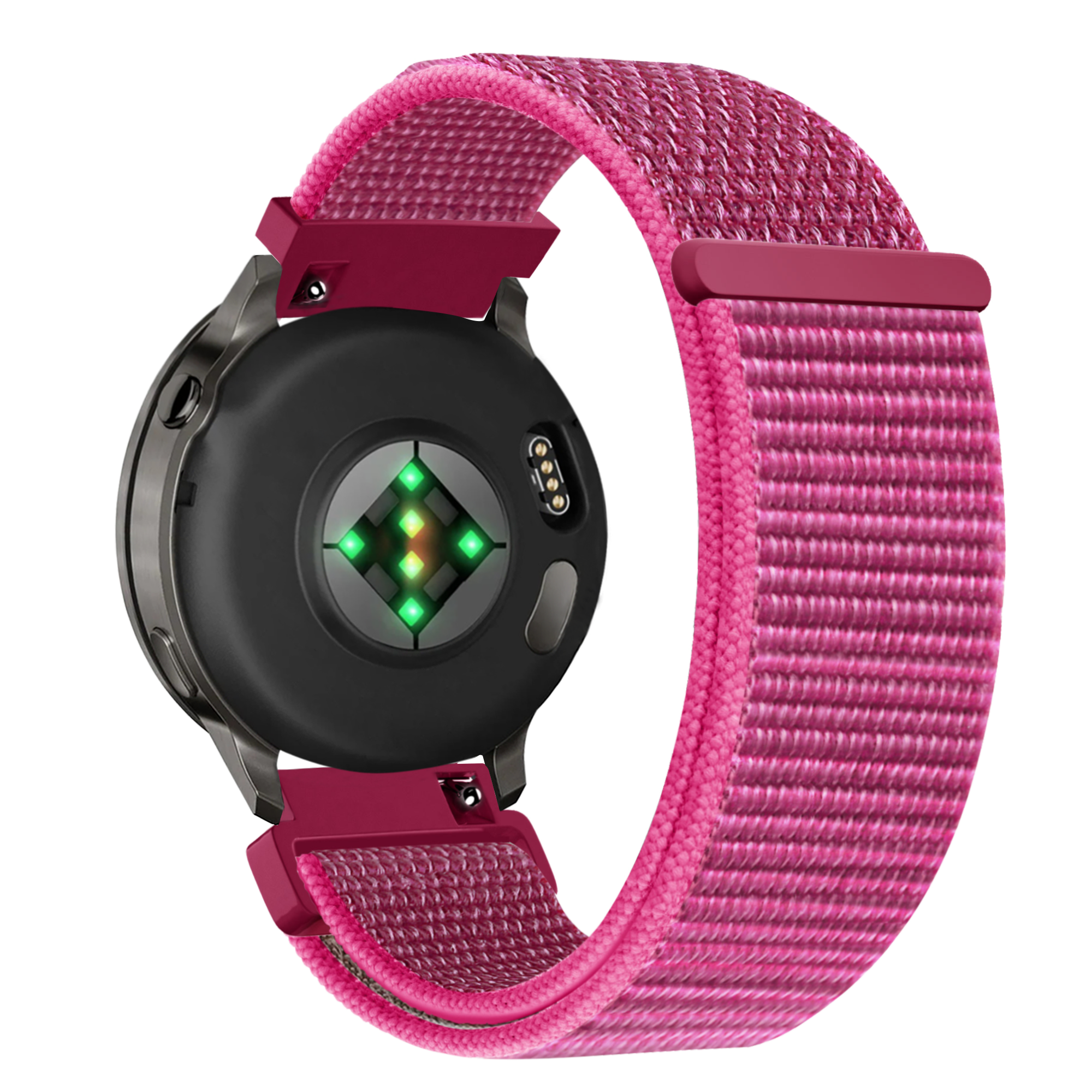 Bandz Garmin Forerunner 255s Nylon Loop Armband (Dragonfruit)