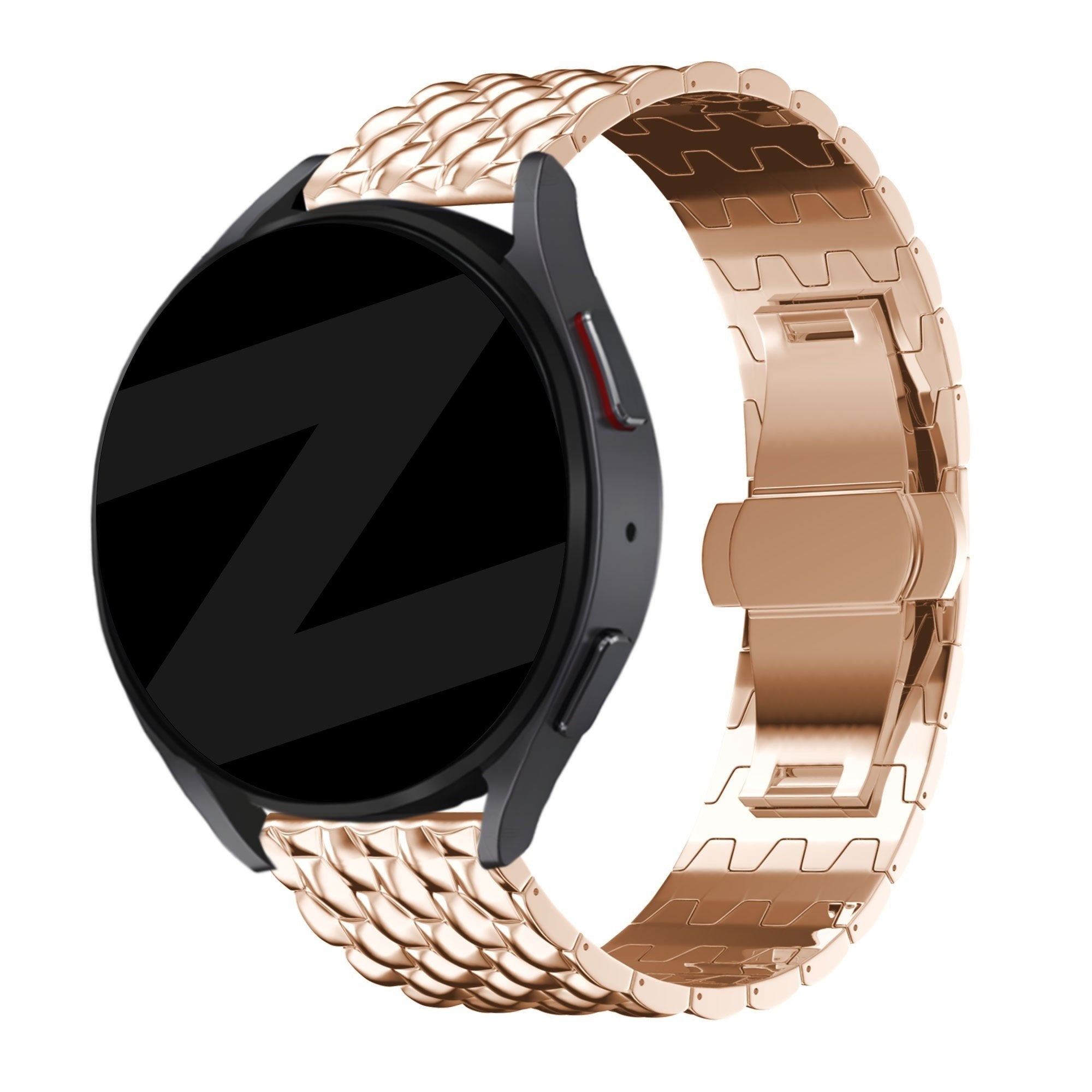 Bandz Garmin Forerunner 165 Steel Strap 'Dragon' (Rose Gold)