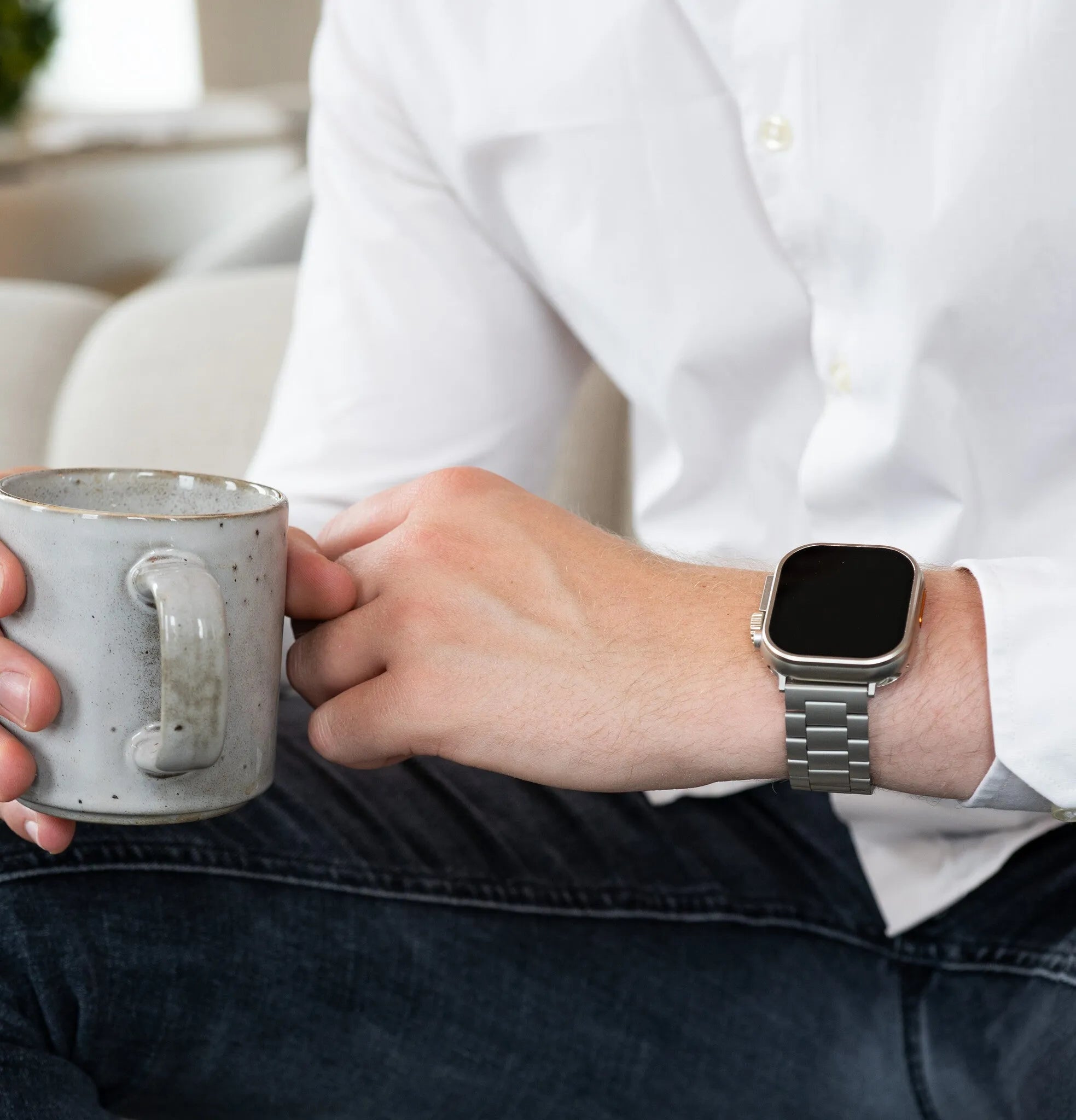 Apple Watch Stahlarmband (Titanium)