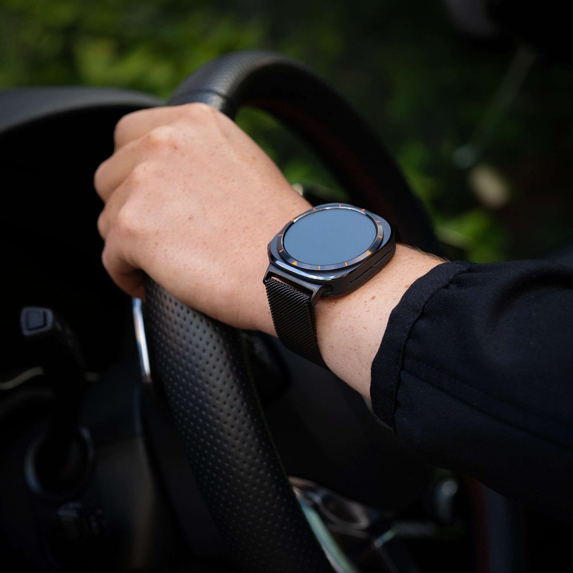 Samsung Galaxy Watch Ultra Milanese Armband (Schwarz)