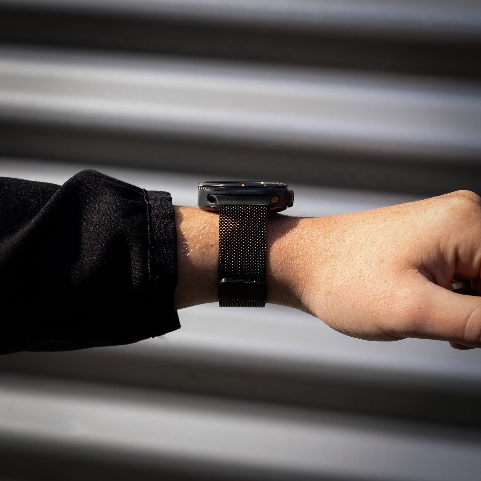 Samsung Galaxy Watch Ultra Milanese Armband (Schwarz)