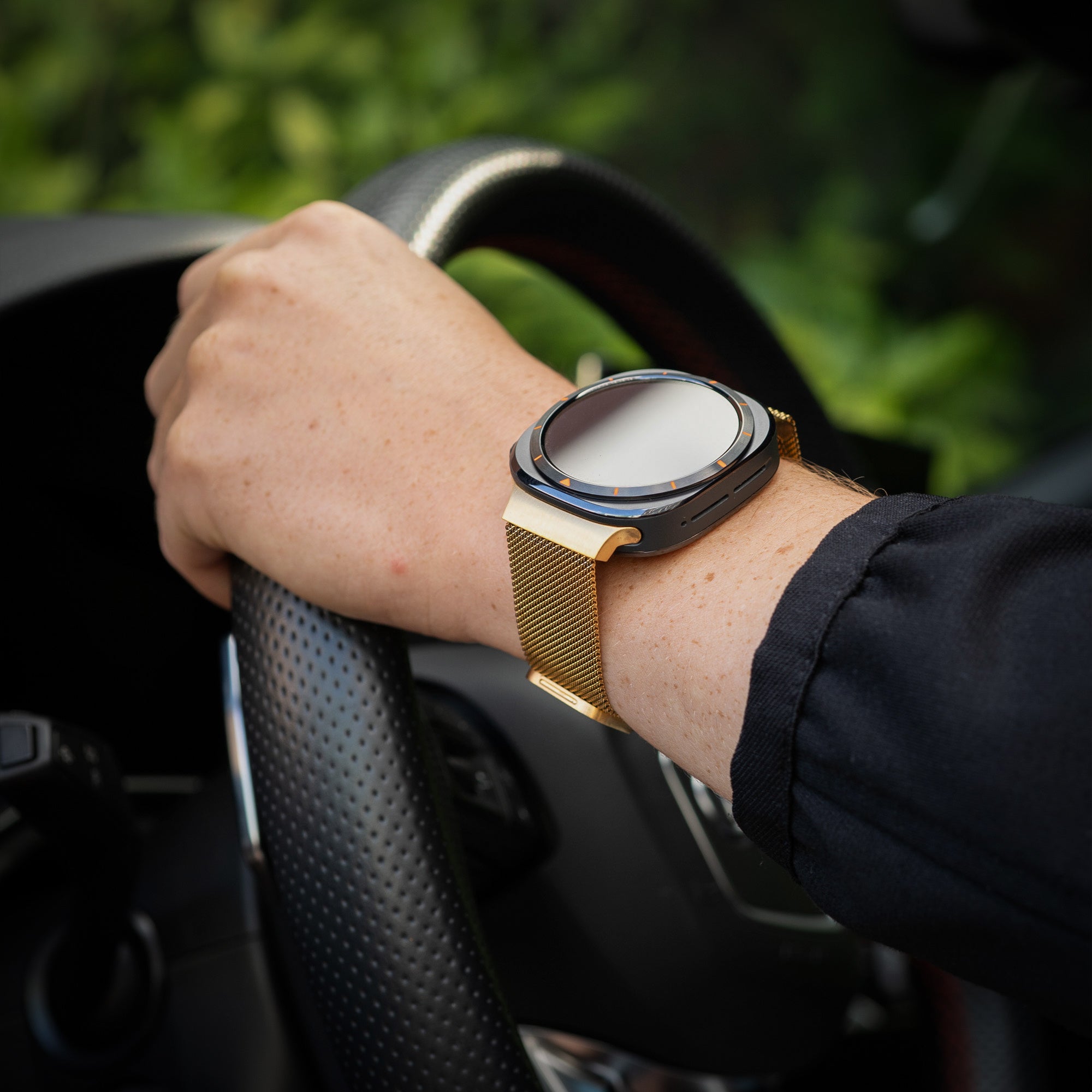 Samsung Galaxy Watch Ultra Milanese Armband (Gold)