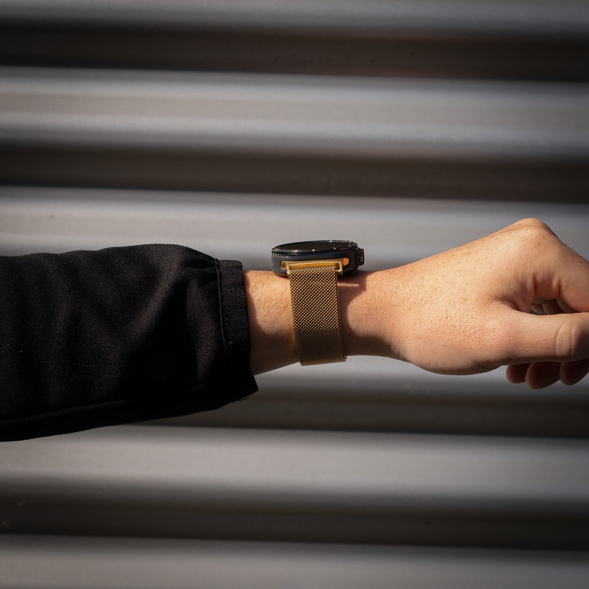 Samsung Galaxy Watch Ultra Milanese Armband (Gold)