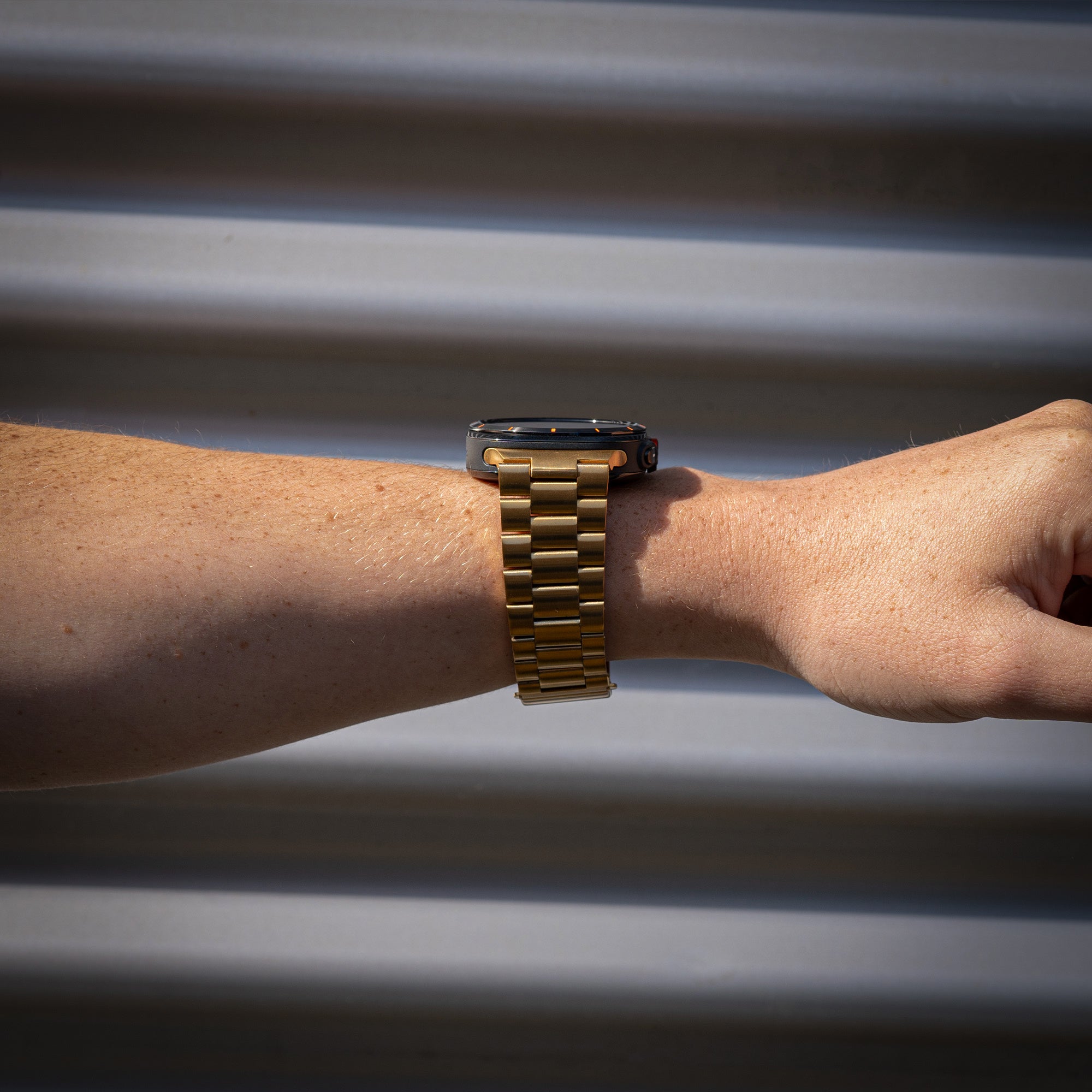 Samsung Galaxy Watch Ultra Steel Strap (Gold)