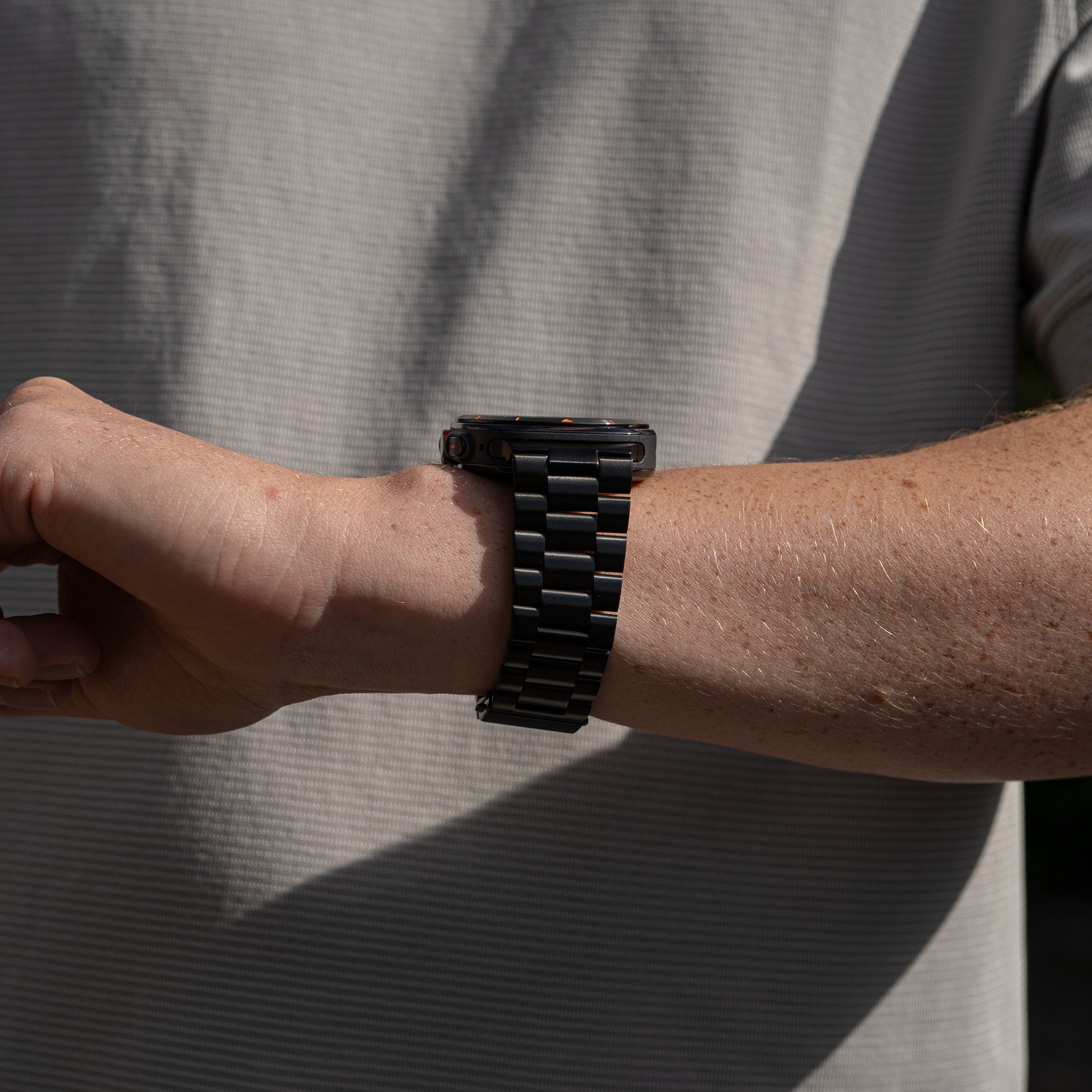 Samsung Galaxy Watch Ultra Steel Strap (Black)