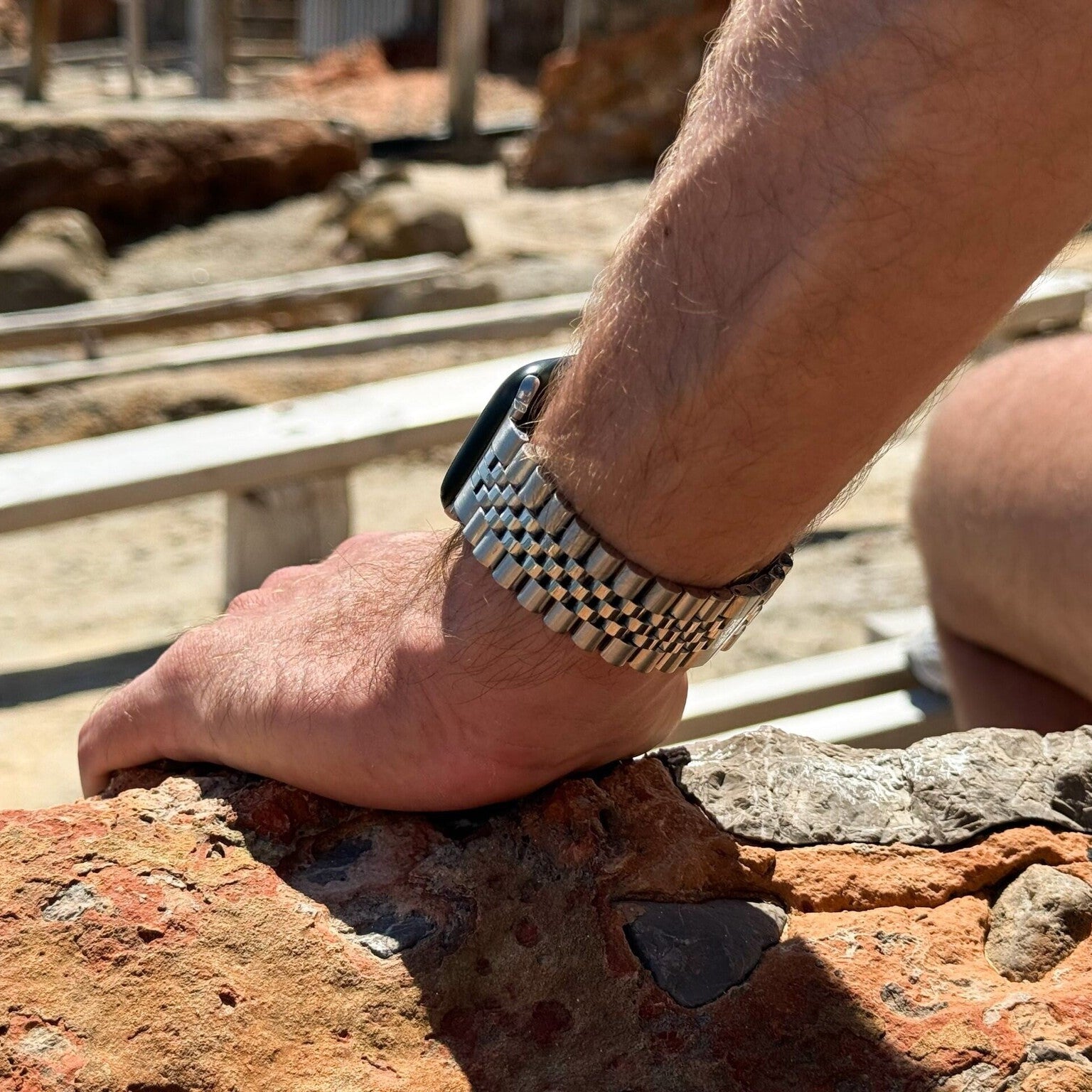 Apple Watch Jubilee Stahlband (Silber)