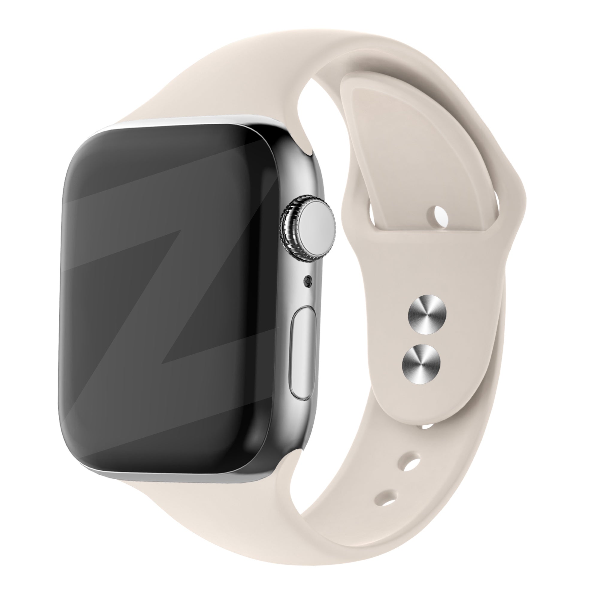 Bandz Apple Watch Dual Snap Silikonarmband (Polarstern)