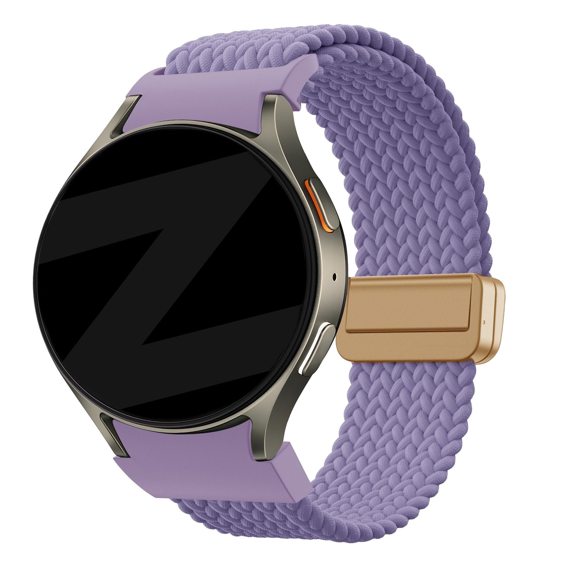 Bandz Samsung Galaxy Watch 5 - 40mm Braided Strap 'Easy Fit' (Lilac)