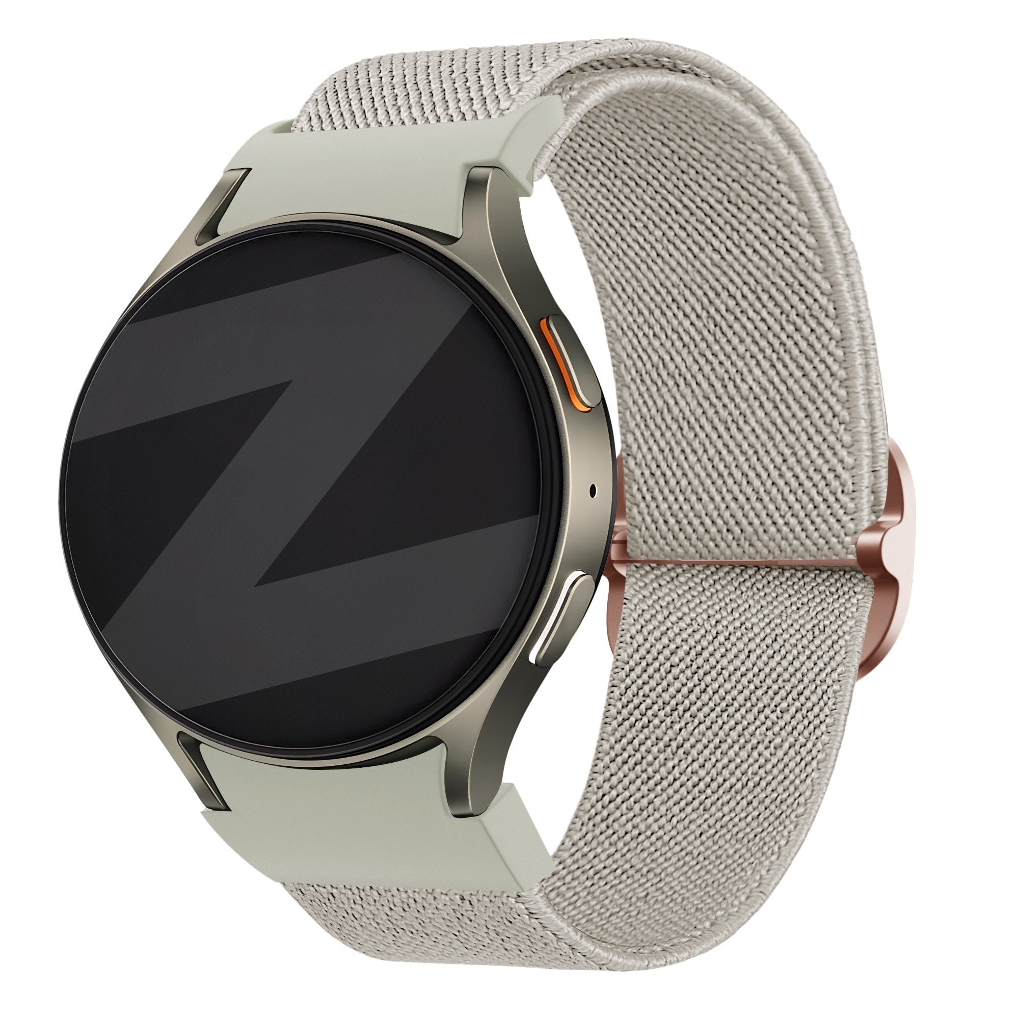 Bandz Samsung Galaxy Watch 4 40mm Elastic Strap 'Easy Fit' (Beige)