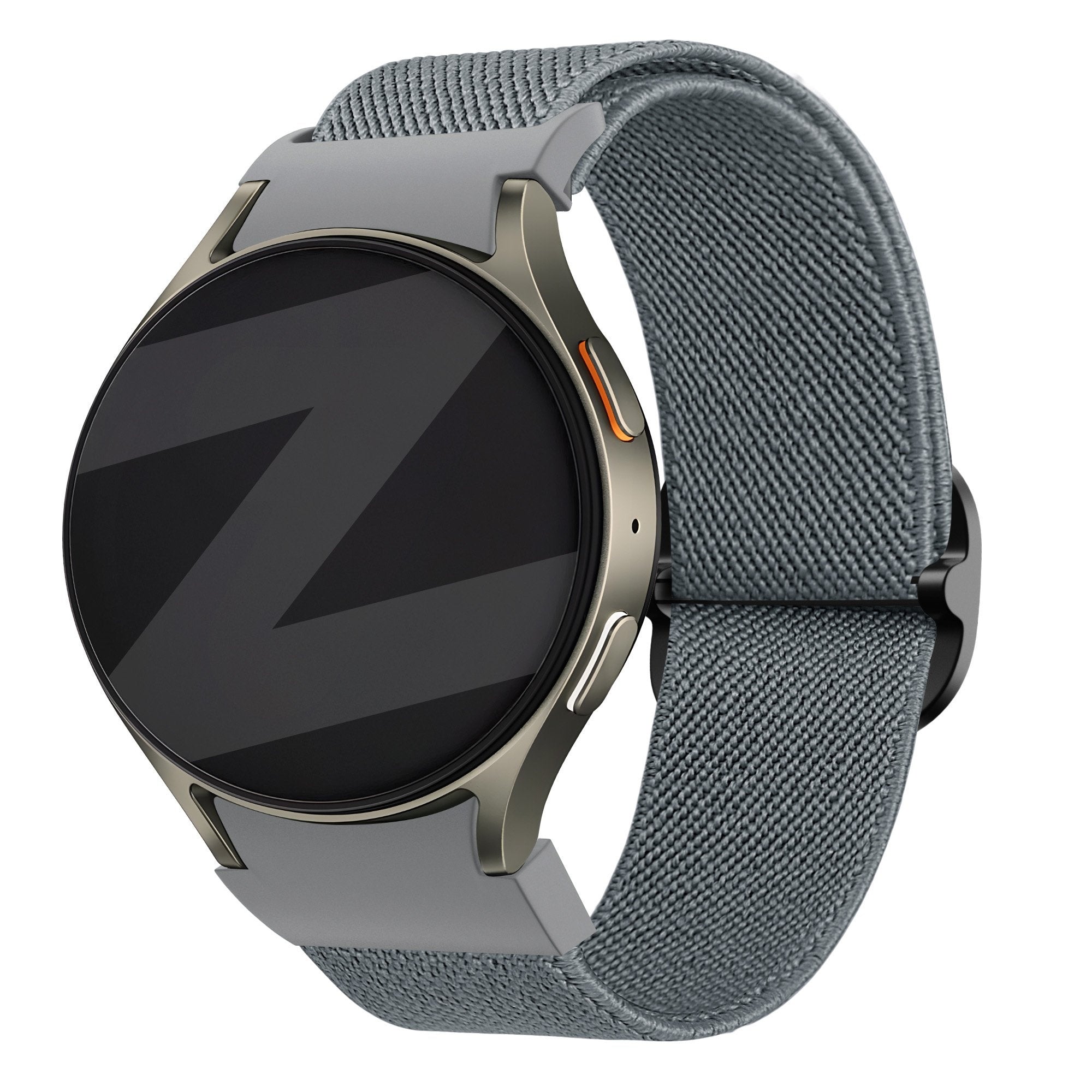Bandz Samsung Galaxy Watch 5 Pro Elastisches Armband 'Easy Fit' (Grau/Blau)