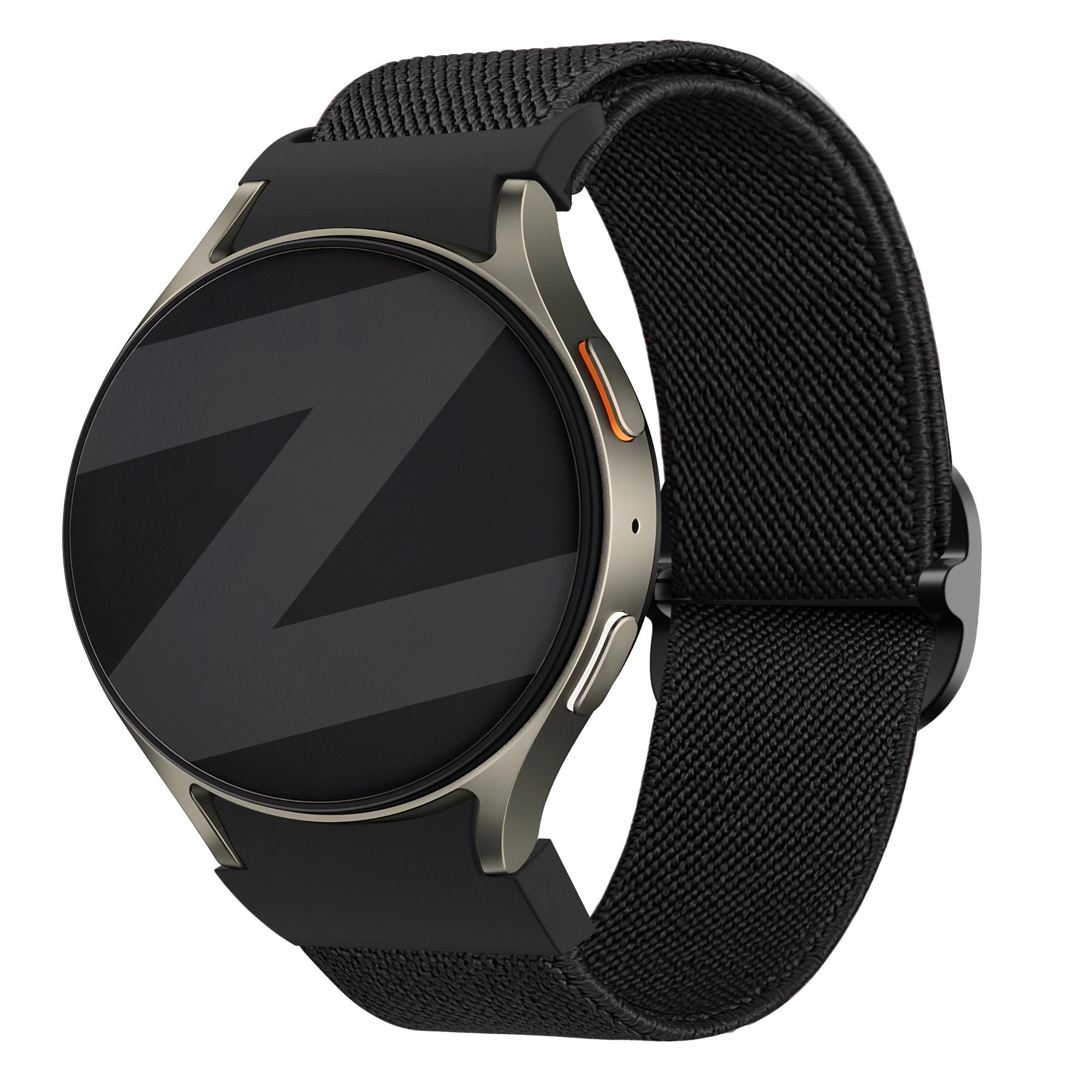 Bandz Samsung Galaxy Watch 7 - 44mm Elastisches Armband 'Easy Fit' (Schwarz)