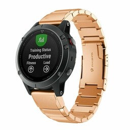 Garmin Instinct 3 - 45mm Metallarmband (Rose Gold)
