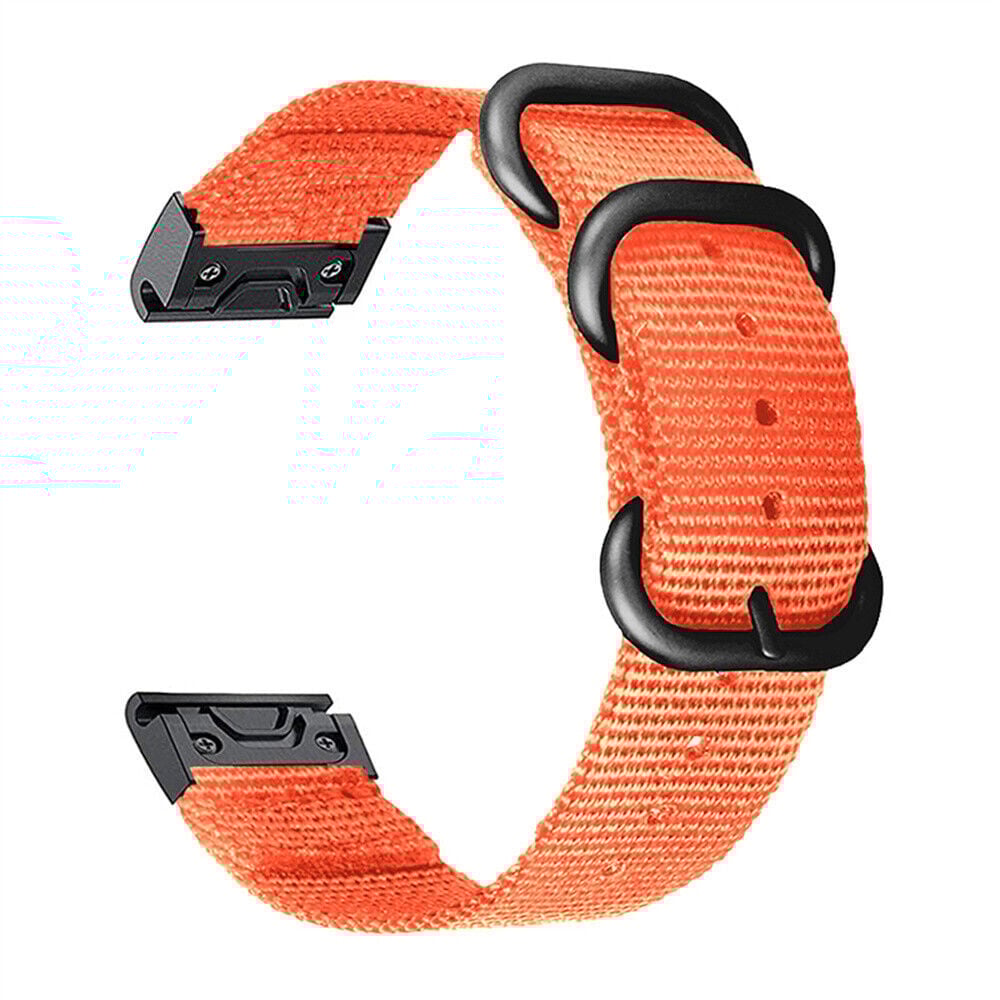 Garmin Forerunner 745 Nylon Strap with Buckle (Orange)