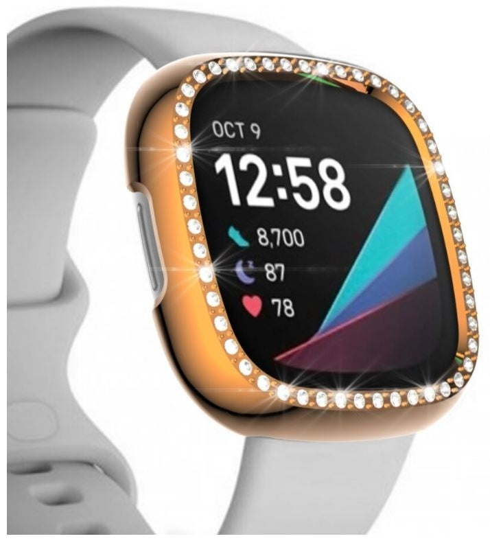 Fitbit Sense Diamond PC Hülle (Schwarz)