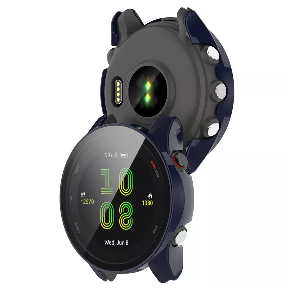 Garmin Forerunner 255 Hartschale mit Glass (Blau)