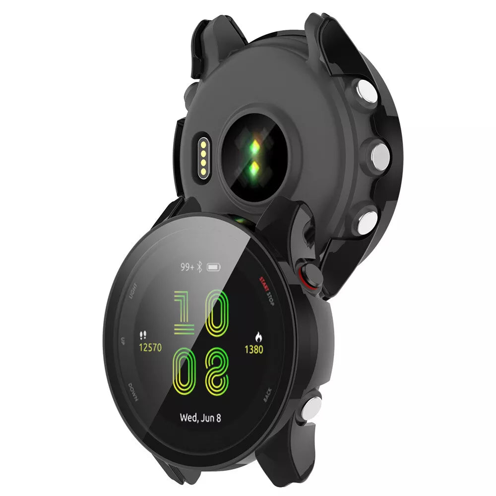 Garmin Forerunner 255 Hartschale mit Glass (Schwarz)