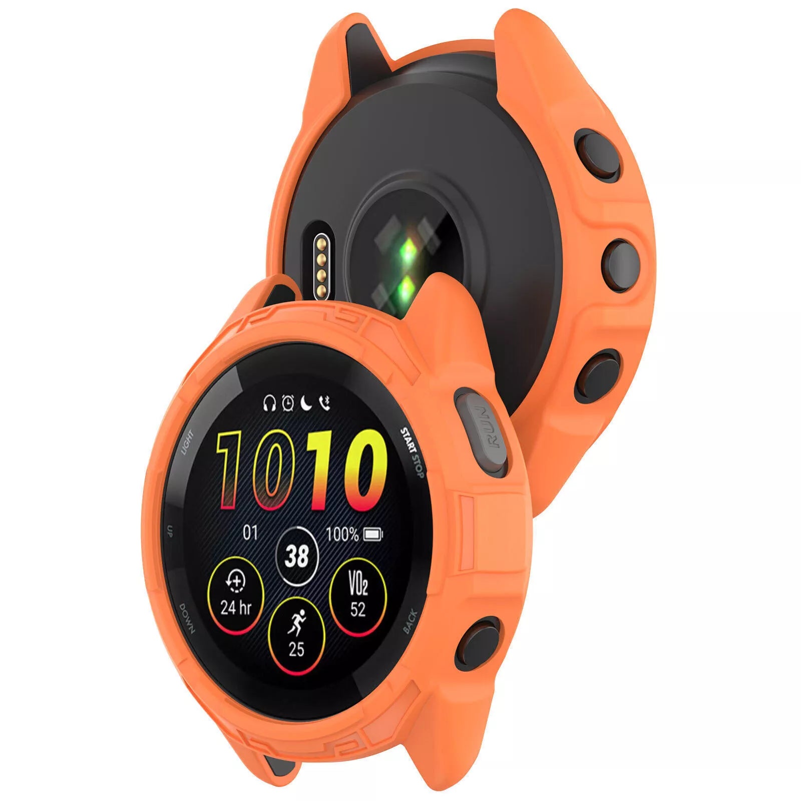 Garmin Forerunner 265 robustes TPU Hülle (Orange)