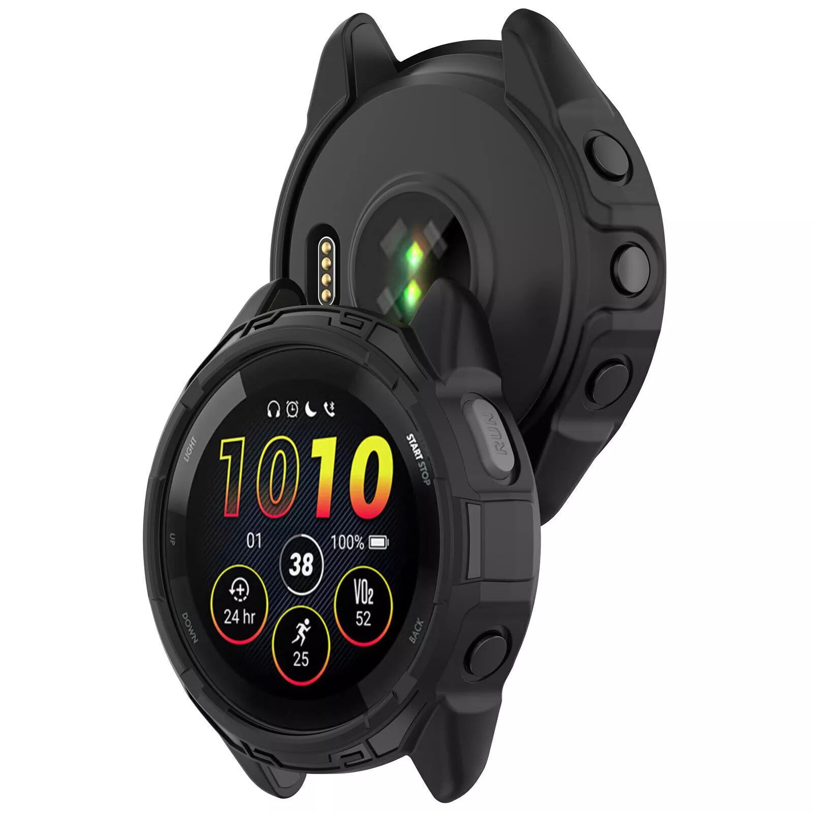 Garmin Forerunner 265 robustes TPU Hülle (Schwarz)