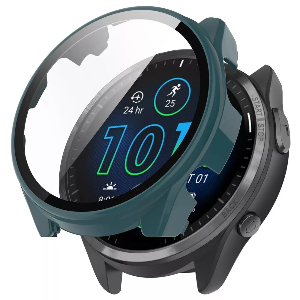 Garmin Forerunner 965 Hart-Hülle mit Glass (Grün)