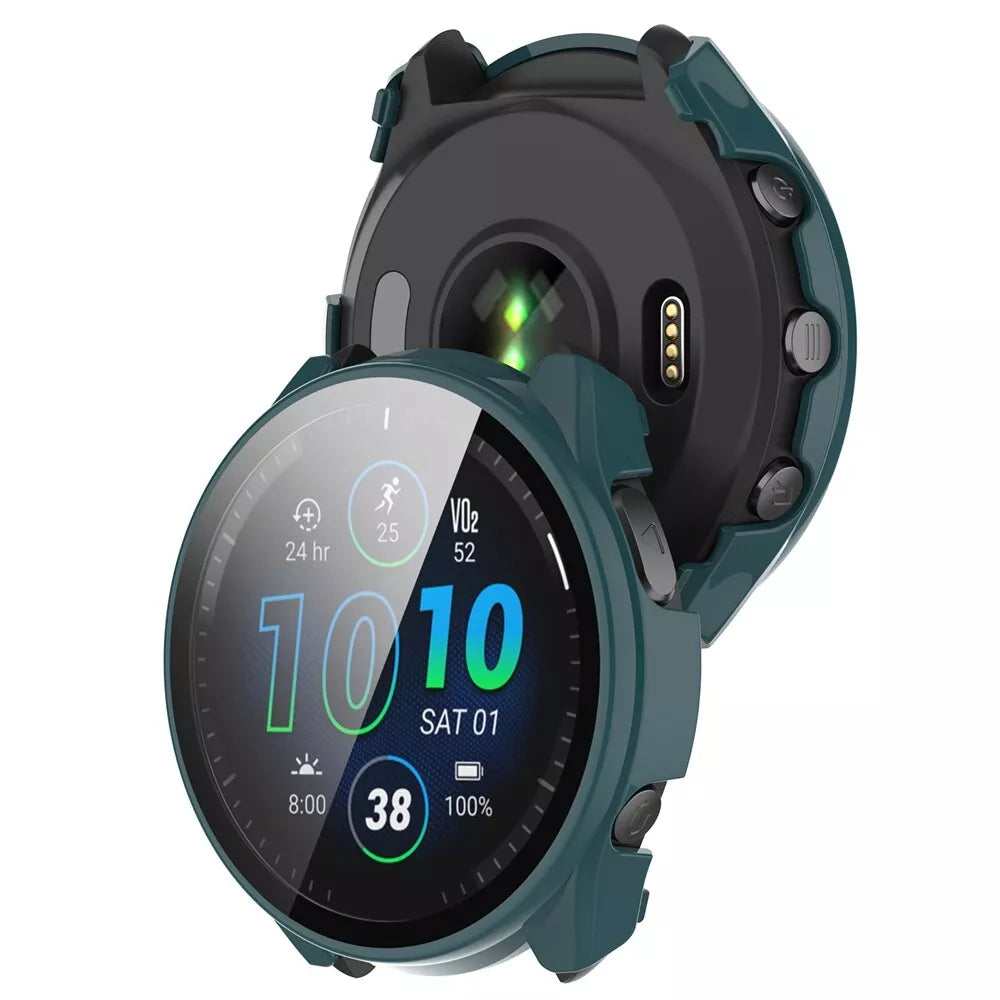 Garmin Forerunner 965 Hart-Hülle mit Glass (Grün)