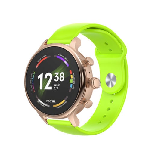 fossil-gen-6-42mm-sport-bandje-lime