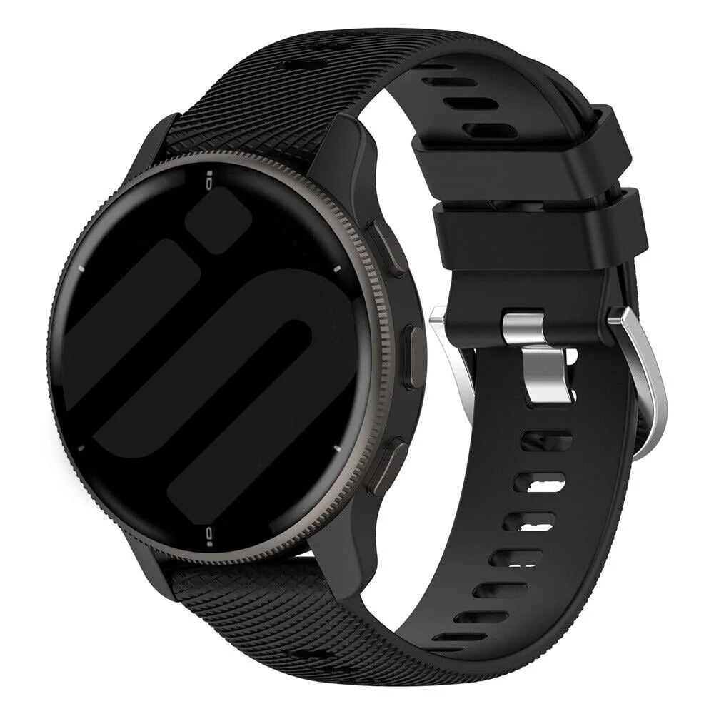 Garmin Vivoactive 6 Silicone Strap (Black)