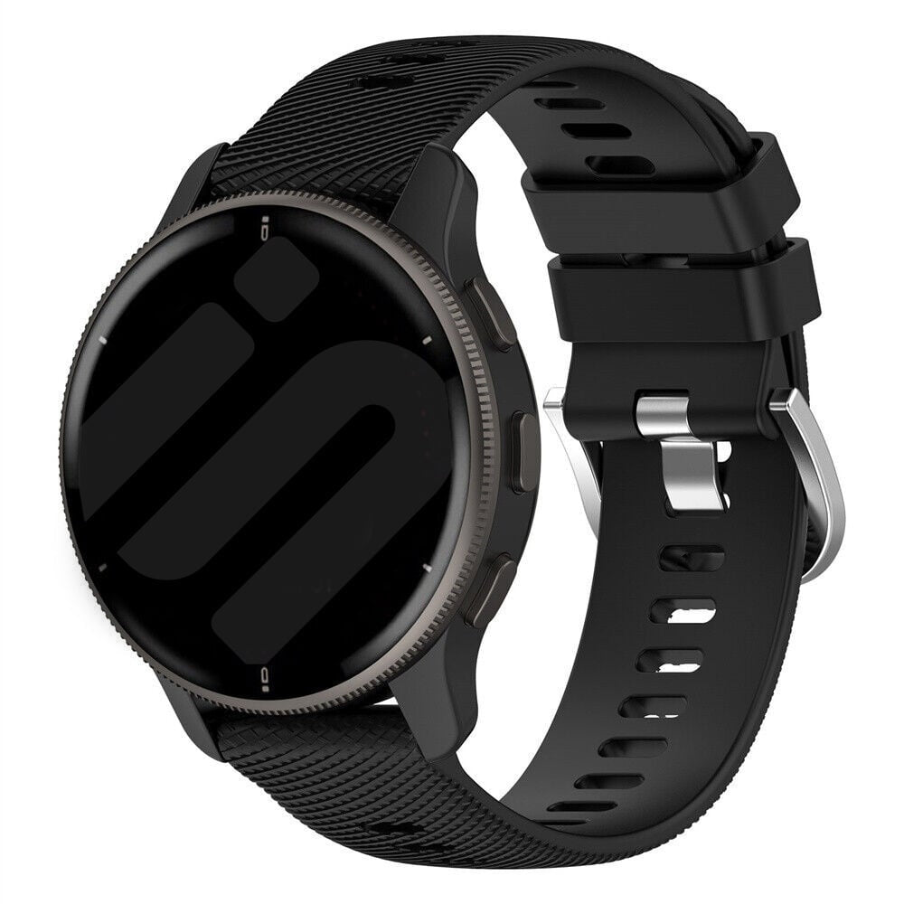Coros Apex 4 - 42mm Silikonarmband (Schwarz)