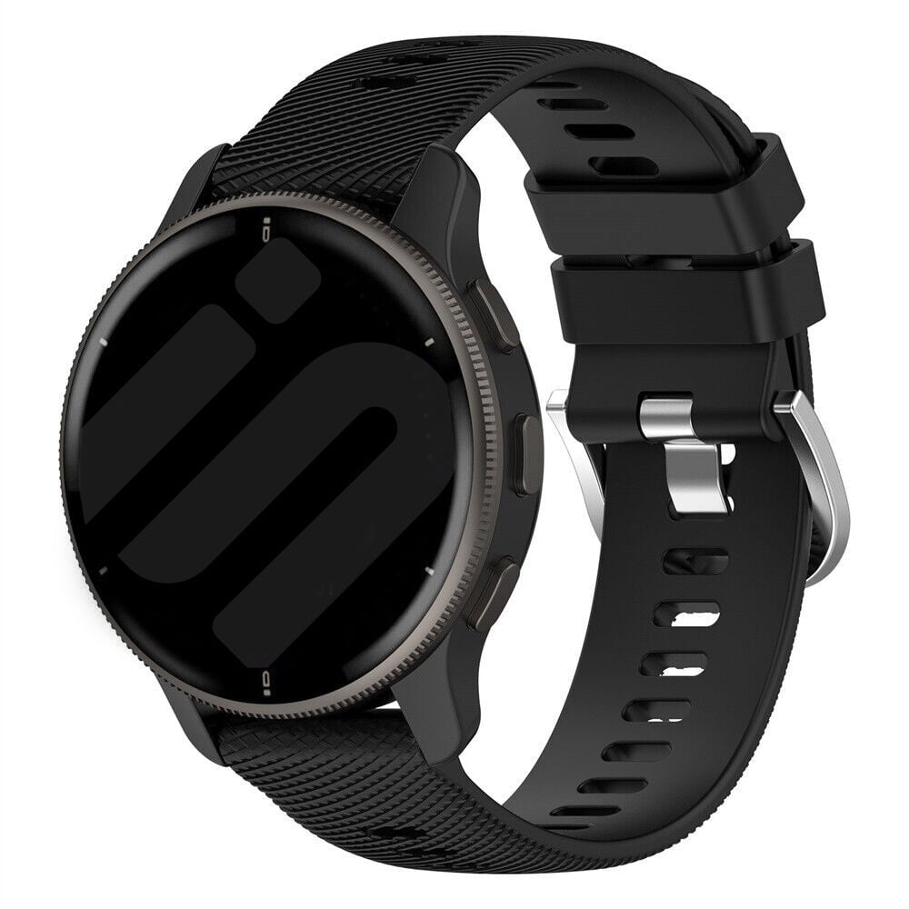Garmin Forerunner 645 Silikonarmband (Schwarz)