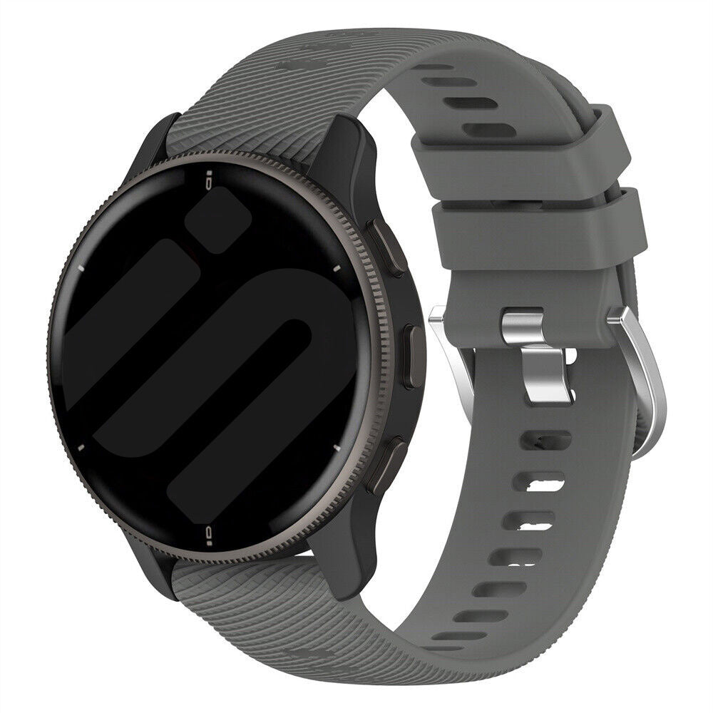 Garmin Forerunner 645 Silikonarmband (Dunkel Grau)