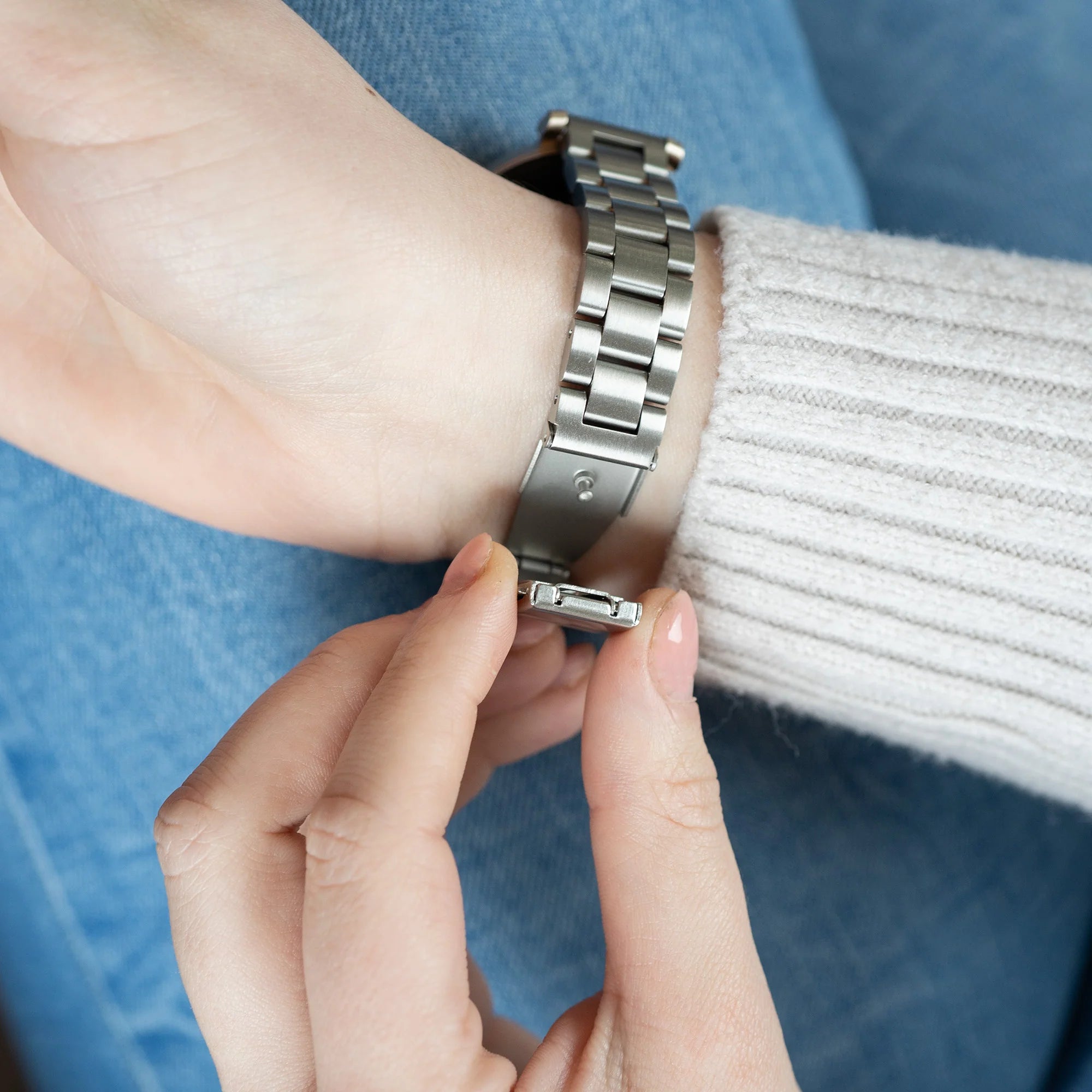 Garmin Lily Stahlarmband (Silber)