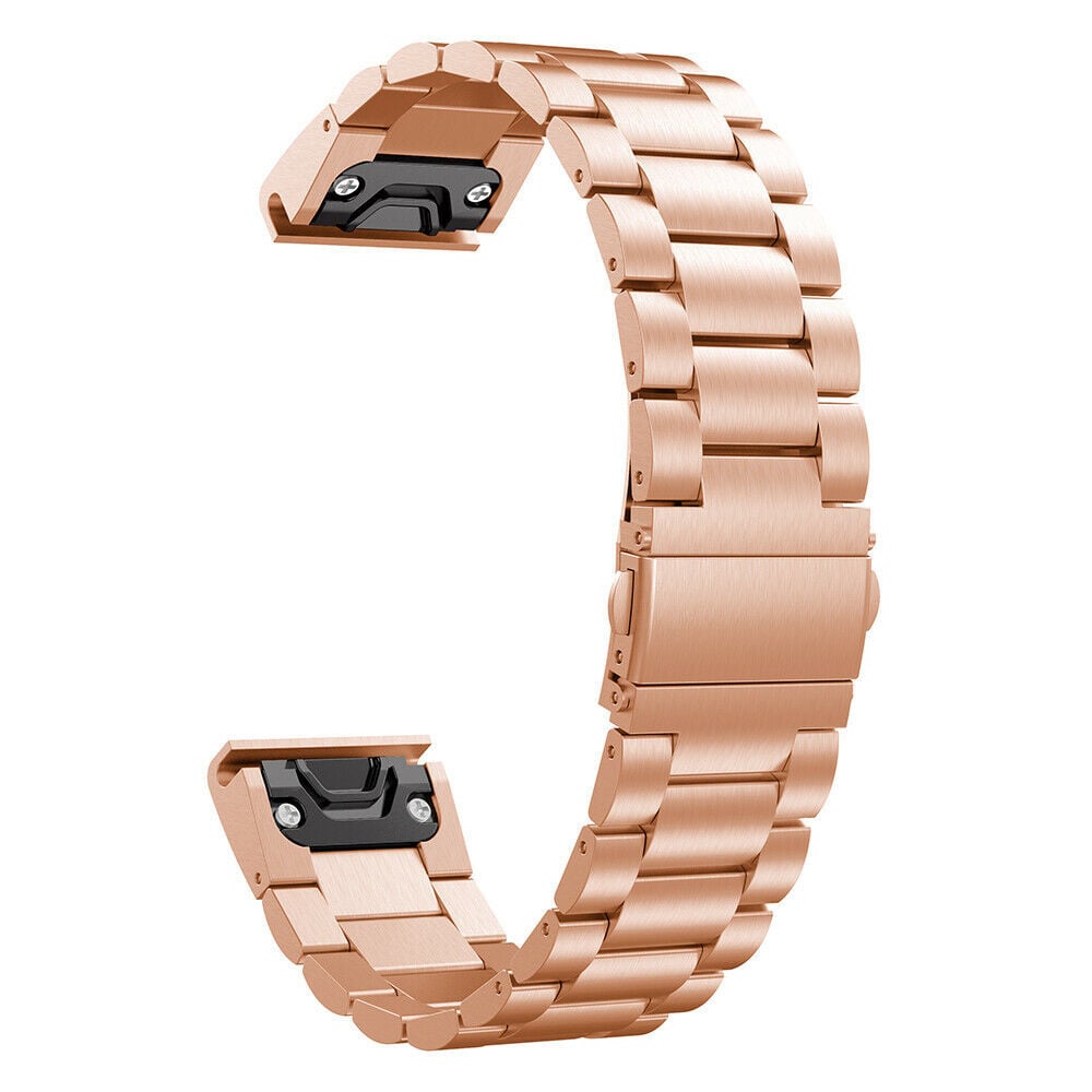 Garmin Forerunner 965 Steel Strap (Rose Gold)