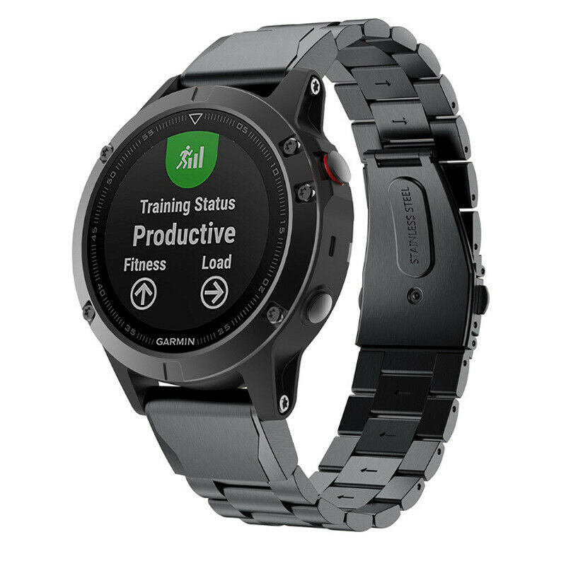 Garmin Instinct 2 Stahlarmband (Schwarz)
